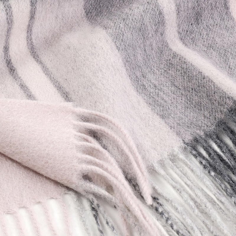 SKNSOFT Winter Wool Plaid Scarf for Men,Women Fashion Tartan Wrap Checkered Scarves - Image 3